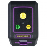 Лазерный уровень Ermenrich BASE LT20, 2 линии, цвет лазера красный, диапазон до 15 м, фиолетовый