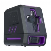 Лазерный уровень Ermenrich BASE LT40, 2 линии, цвет лазера зеленый, диапазон до 30 м, фиолетовый