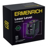Лазерный уровень Ermenrich BASE LT40, 2 линии, цвет лазера зеленый, диапазон до 30 м, фиолетовый