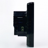 Термостат SE ArtGallery программируемый с Wi-Fi для электрического теплого пола 16А черный