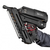 Газовый монтажный пистолет КВТ GCN-90 Профи для гвоздей по дереву длиной до 90 мм D-образный профиль