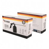 Пистолет пневматический моечный Kranz (мовильный) металлический бачок 900мл