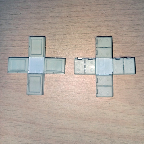 Комплект Х коннекторов с соединителем для светодиодной ленты (3528/8мм), LD190 Feron