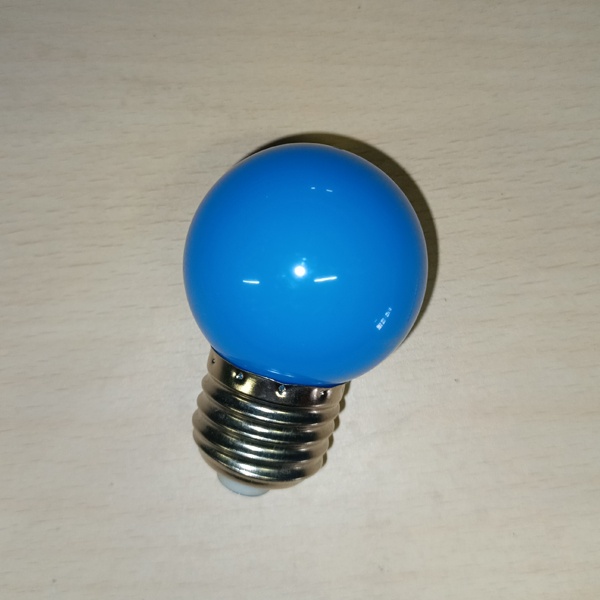 Светодиодная декоративная лампа DECOR GL45 1W синяя Foton Lighting