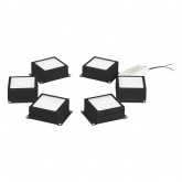 Светильник светодиодный ЭРА SPO-646-3-5K-B6 36W 5000K 3420Lm черный грильято 89х89 комп. 6 кубиков