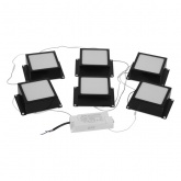 Светильник светодиодный ЭРА SPO-646-3-5K-B6 36W 5000K 3420Lm черный грильято 89х89 комп. 6 кубиков