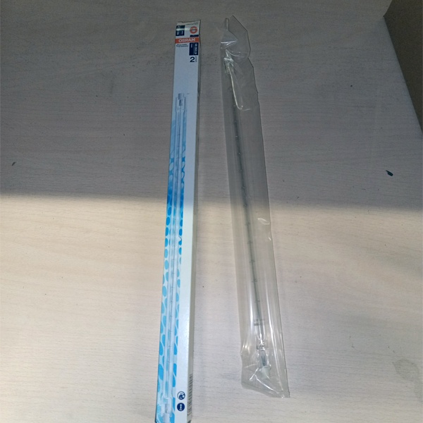 Линейная галогенная лампа длиной 327,4 мм Osram серии Haloline (4050300004204) под патрон R7s мощностью 2000 Ватт на 220 Вольт