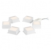 Светильник светодиодный ЭРА SPO-646-3-4K-W6 36W 4000K 3420Lm белый грильято 89x89 комплект 6 кубиков