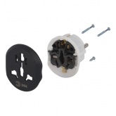 Адаптер универсальный (переходник) ЭРА SP-1e-UVL 16А с заземлением, белый