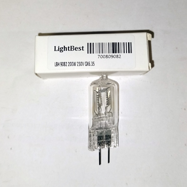 Галогенная лампочка для кино и телепроизводства, мощностью 200Вт, теплый белый свет