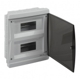 Щит пластиковый встраиваемый ЭРА COMFORT ЩРВ-П-24 (2х12) модулей IP40 прозрачная дверь