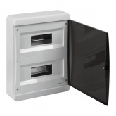 Щит пластиковый навесной ЭРА COMFORT ЩРН-П-24 (2х12) модулей IP41 прозрачная дверь