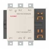 Контактор магнитный DKC DSC150-3C00A230 150А 75кВт (AC3) 220В AC