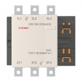 Контактор магнитный DKC DSC185-3C00A230 185А 90кВт (AC3) 220В AC