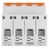 Выключатель автоматический TDM ВА47-100М 4Р  С80А 10кА 4 модуля