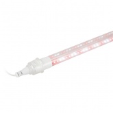 Светильник для растений, светодиодная линейная фитолампа ЭРА FITO-9W-Ra90-Т8+FITO-Holder IP65 2xG13