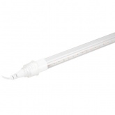 Светильник для растений, светодиодная линейная фитолампа ЭРА FITO-9W-Rb-Т8+FITO-Holder IP65 2xG13 9W