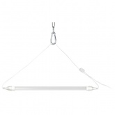 Светильник для растений, светодиодная линейная фитолампа ЭРА FITO-9W-Rb-Т8+FITO-Holder IP65 2xG13 9W