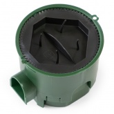 Коробка установочная Промрукав углубленная безгалогенная (HF) 68х60 подрозетник скрышкой (8шт/уп)