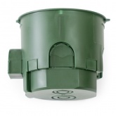 Коробка установочная Промрукав углубленная безгалогенная (HF) 68х60 подрозетни с саморезами (8шт/уп)