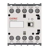 Миниконтактор DKC YON DMC012 12A 5,5кВт AC3 3P 1НО катушка 220В AC