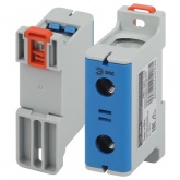 Клеммы силовые вводные КСВ ЭРА NO-224-132 (KE63.2) 35-150 мм2 N синяя