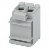 Клеммы силовые вводные КСВ ЭРА NO-224-137 двойная (KE66) 6-50 мм2 L серая