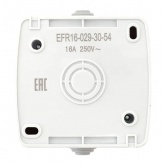 Розетка EKF Мурманск 16А с заземлением с защитными шторками и крышкой IP54 серый