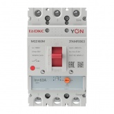 Автоматический выключатель DKC YON MGS160 3P 50,4-63A регулировка теплового расцепителя 25кА (автомат электрический)