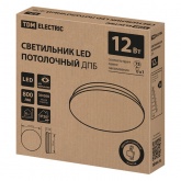 Светильник светодиодный TDM Классика LED ДПБ 01 12W 4000K 800Lm D210mm