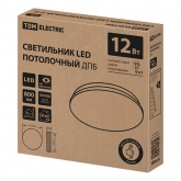Светильник светодиодный TDM Классика LED ДПБ 01 12W 6000K 800Lm D210mm