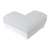 Фигурный коннектор EKF Luma ДБО-L 8W 4000K IP20 белый для светодиодных линейных светильников