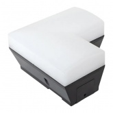 Фигурный коннектор EKF Luma ДБО-L 8W 6500K IP20 черный для светодиодных линейных светильников