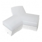 Фигурный коннектор EKF Luma ДБО-Y 10W 4000K IP20 белый для светодиодных линейных светильников