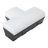 Фигурный коннектор EKF Luma ДБО-T 10W 6500K IP20 черный для светодиодных линейных светильников