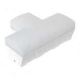 Фигурный коннектор EKF Luma ДБО-T 10W 6500K IP20 белый для светодиодных линейных светильников