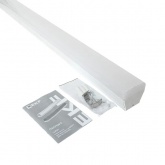 Светильник светодиодный линейный EKF Luma ДБО-150 60W 6500K IP20 белый 1480х65х70