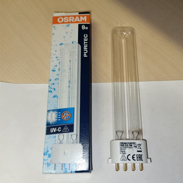 Лампа бактерицидная HNS S/E 9W 4P 2G7 (ДКБУ-9) Осрам специальная безозоновая, для кварцевания, защита от вируса