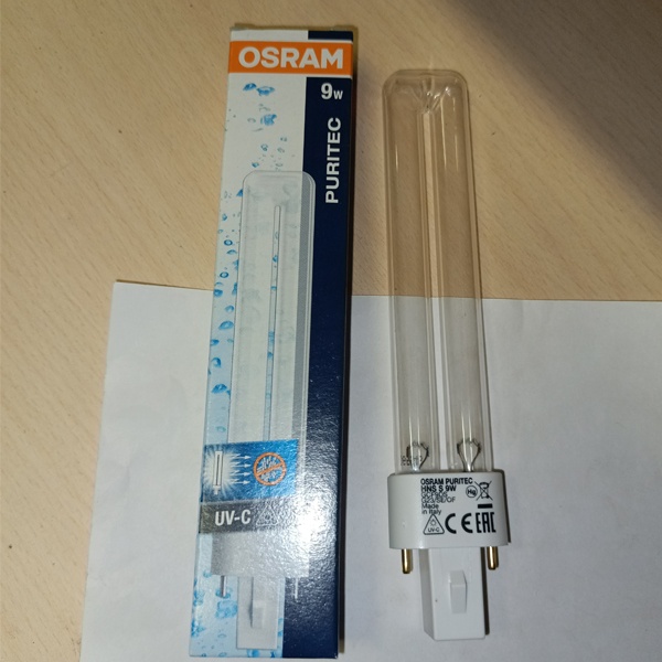 Лампа бактерицидная HNS S 9W 2P G23 (ДКБ-9) Осрам специальная безозоновая, для кварцевания, защита от вируса