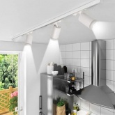 Светильник трековый однофазный JazzWay PTR 38 под лампу GU10 WH 230V IP20 белый