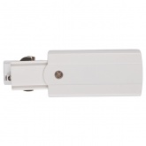 Коннектор для трехфазного шинопровода JazzWay 3P PTR EC-WH Right правый белый сетевой