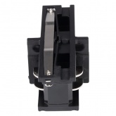 Коннектор для трехфазного шинопровода JazzWay 3P PTR CI-BL SHORT прямой внутренний черный