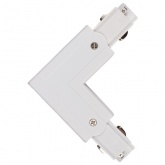 Коннектор для трехфазного шинопровода JazzWay 3P PTR CL-WH OUT угловой внешний белый