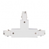 Коннектор для трехфазного шинопровода JazzWay 3P PTR CT-WH L/OUT левый внешний белый