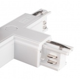 Коннектор для трехфазного шинопровода JazzWay 3P PTR CT-WH L/OUT левый внешний белый