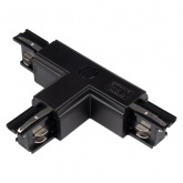 Коннектор для трехфазного шинопровода JazzWay 3P PTR CT-BL L/INT левый внутренний черный