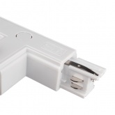 Коннектор для трехфазного шинопровода JazzWay 3P PTR CT-WH L/INT левый внутренний белый