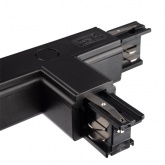 Коннектор для трехфазного шинопровода JazzWay 3P PTR CT-BL R/OUT правый внешний черный