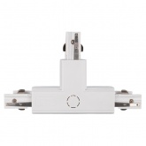 Коннектор для трехфазного шинопровода JazzWay 3P PTR CT-WH R/OUT правый внешний белый