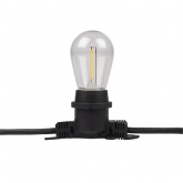 Гирлянда уличная Белт-лайт JazzWay PBL-S20/L06+1.5 Black 20 ламп E27 6м, шнур 1.5м IP65